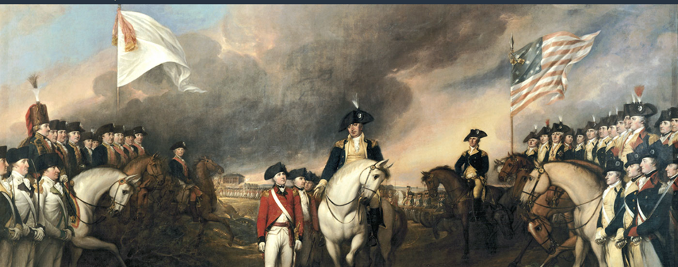 The Surrender of Lord Cornwallis is an oil painting by John Trumbull