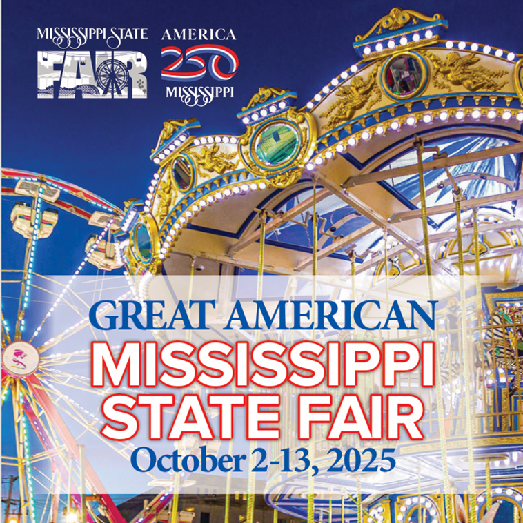 Great American Mississippi State Fair October 2-13, 2025