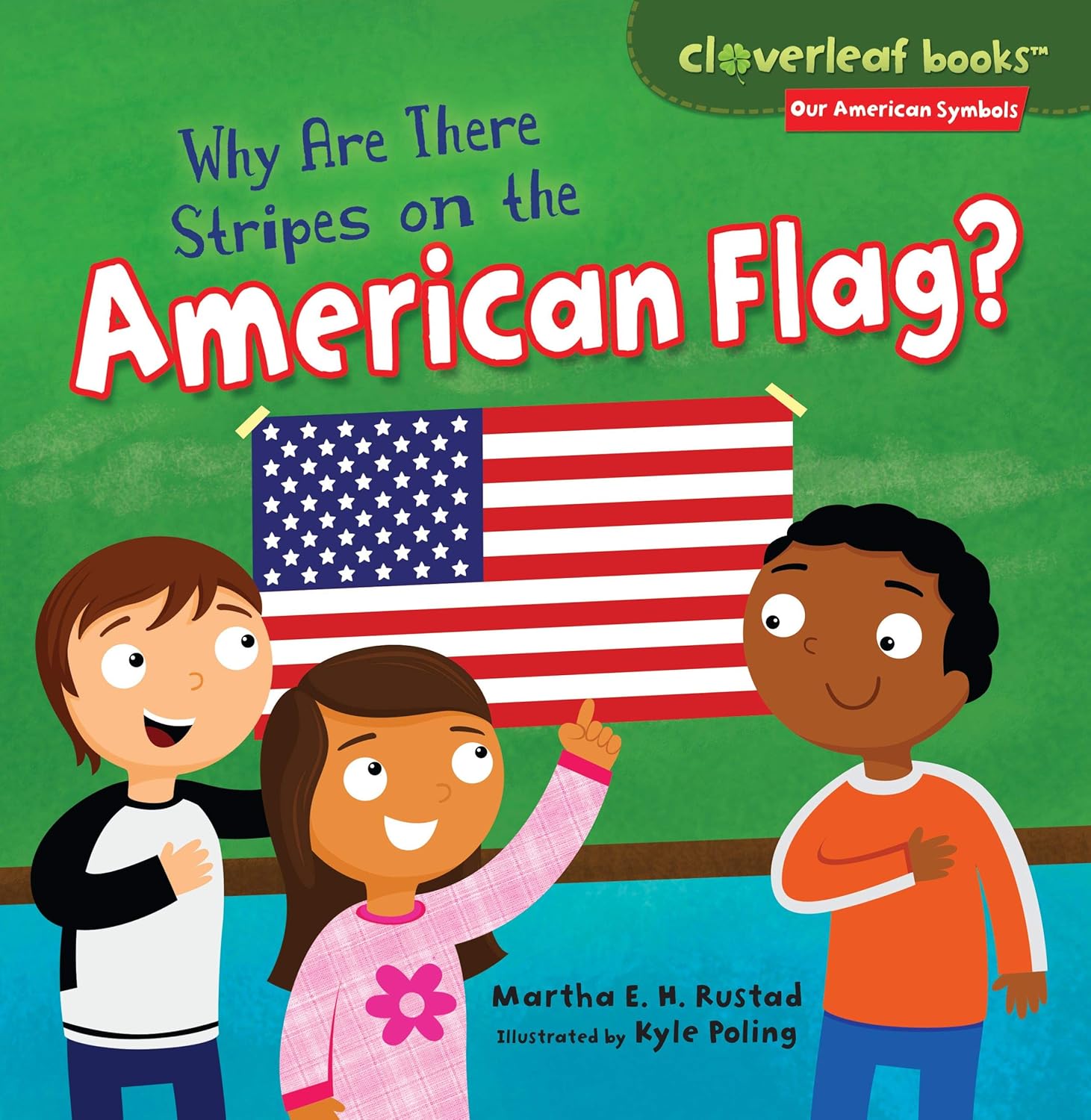 Why Are There Stripes on the American Flags Book Cover.